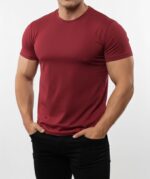 Camiseta Pima Vinho