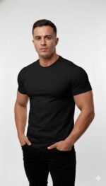 Camiseta Pima Preta - Imagem 4